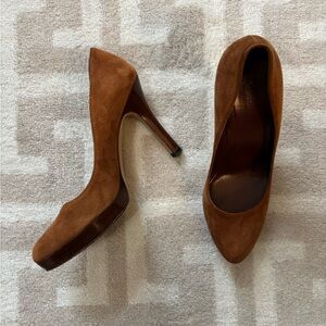 Gucci - Brown Suede Women's Heels - 7.5
